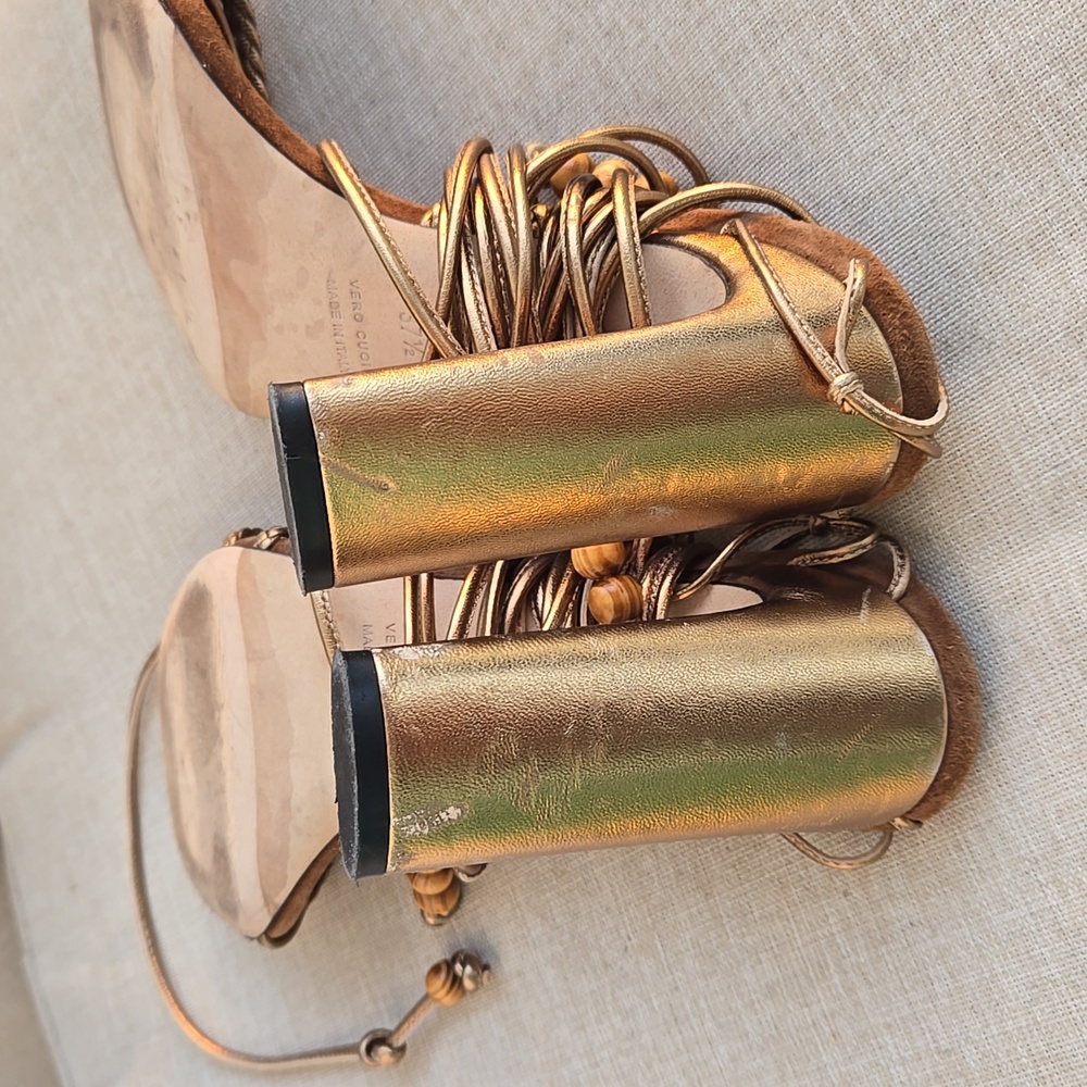 Brown Strappy Sandals - Picture 6 of 6